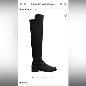 start weitzman 5050 suede over the knee boots